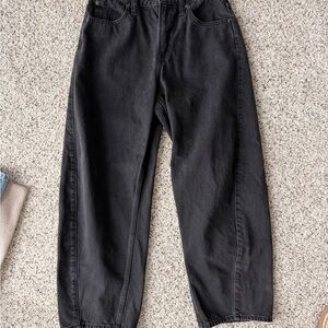 GAP Charcoal High-Rise Jeans